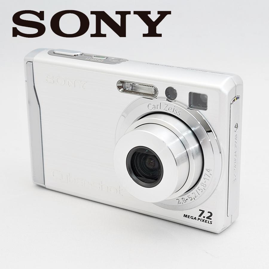 サイバーショット ソニー SONY DSC-W80 シルバー 光学3倍ズーム サイバーショット ソニー SONY DSC-W80 シルバー 光学3倍ズーム