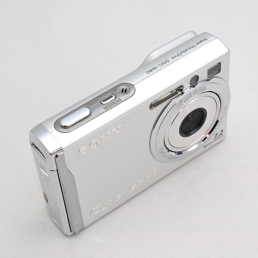 サイバーショット ソニー SONY DSC-W80 シルバー 光学3倍ズーム サイバーショット ソニー SONY DSC-W80 シルバー 光学3倍ズーム