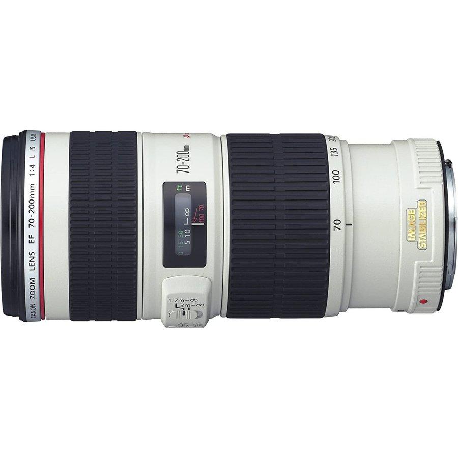 キヤノン Canon EF 70-200mm F4L IS USM フルサイズ対応 望遠ズーム 