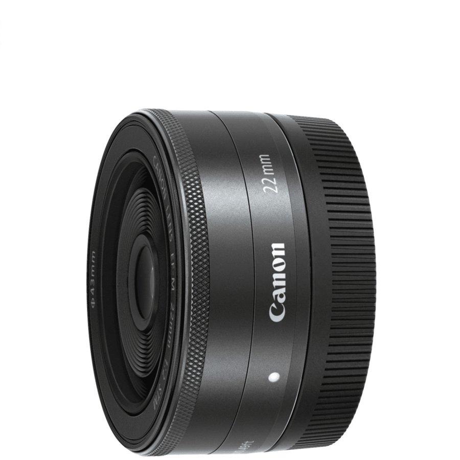 EF-M キヤノン Canon 22mm F2 STM 単焦点レンズ ブラック ミラーレス 