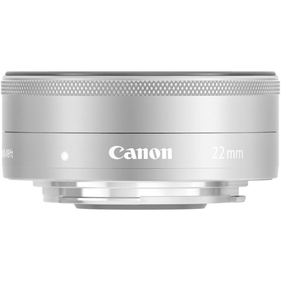 キヤノン Canon EF-M 22mm F2 STM 単焦点レンズ シルバー ミラーレス