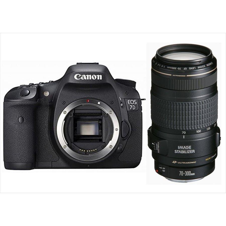 キャノン Canon EOS 7D レンズキット+タムロン望遠 70-300 - デジタル 