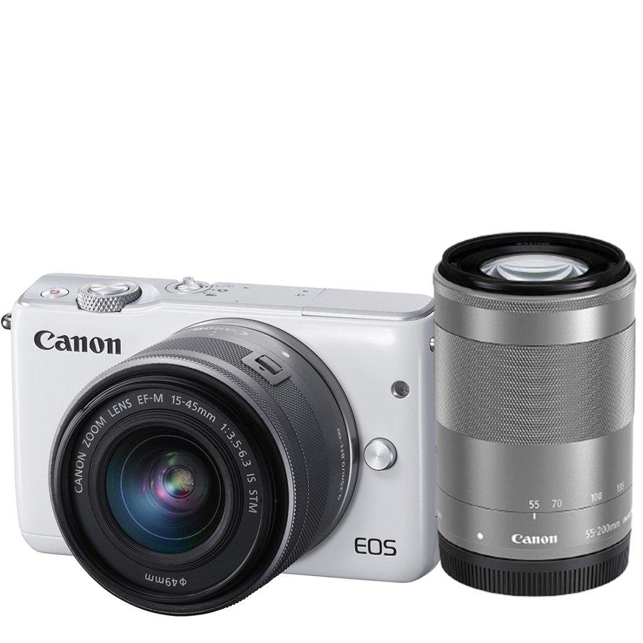EOS キヤノン Canon M10 ダブルレンズキット ホワイト ミラーレス 一眼