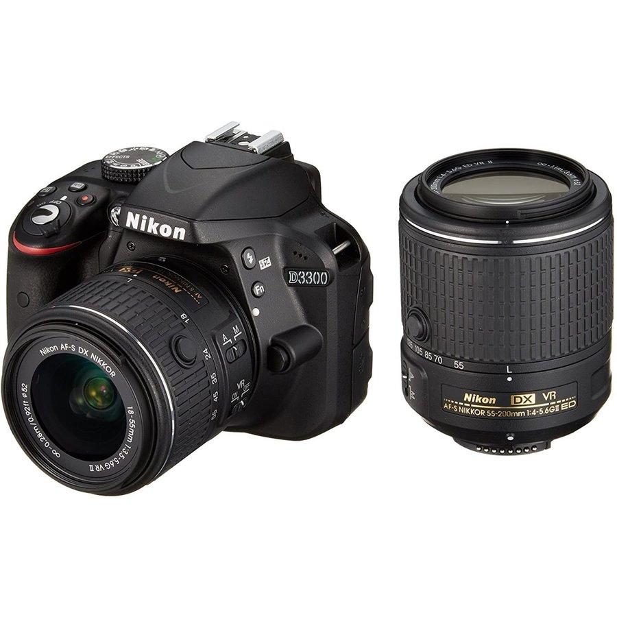 ニコン Nikon D3300 ダブルズームキット2 デジタル一眼レフ カメラ 中古 nikond3300wr2bCAMERArt