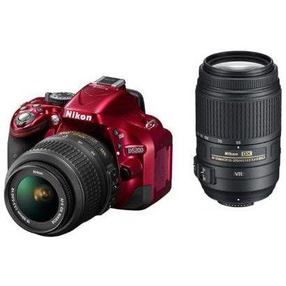 ニコン Nikon D5200 ダブルズームキット レッド デジタル一眼レフ 