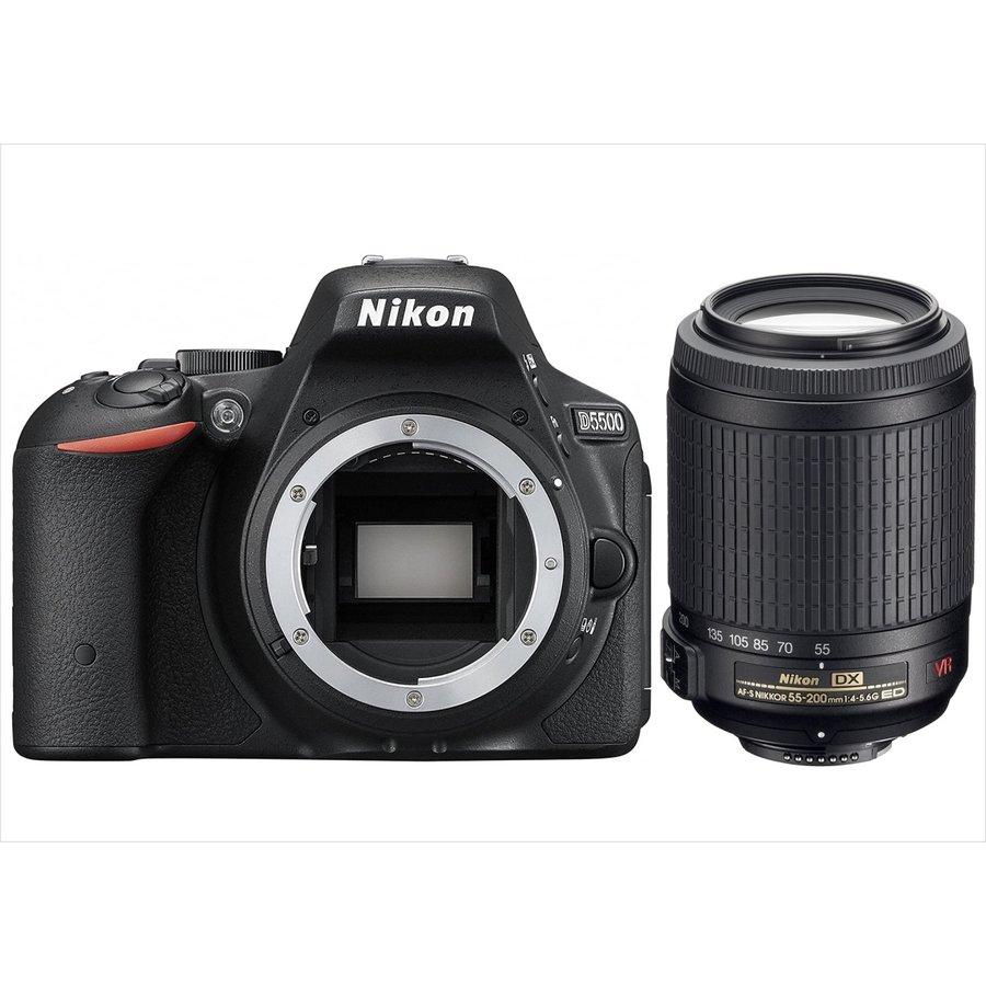 ニコン Nikon D5500 AF-S 55-200mm VR 望遠 レンズセット 手振れ補正 