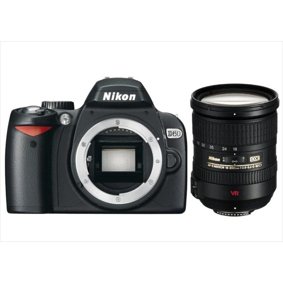 ニコン Nikon D60 AF-S 18-200mm VR 高倍率 レンズセット 手振れ補正 