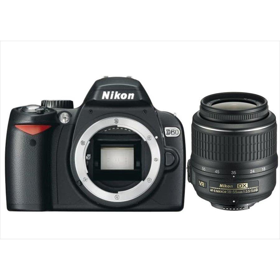 ニコン Nikon D60 AF-S 18-55mm VR 標準 レンズセット 手振れ補正 
