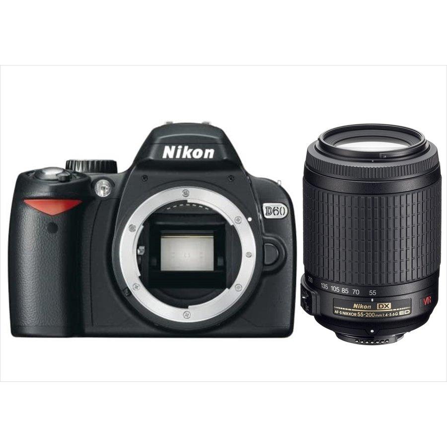 ニコン Nikon D60 AF-S 55-200mm VR 望遠 レンズセット 手振れ補正 