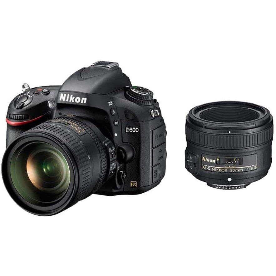 ニコン Nikon D600 24-85mm 50mm ダブルレンズセット デジタル一眼レフ 