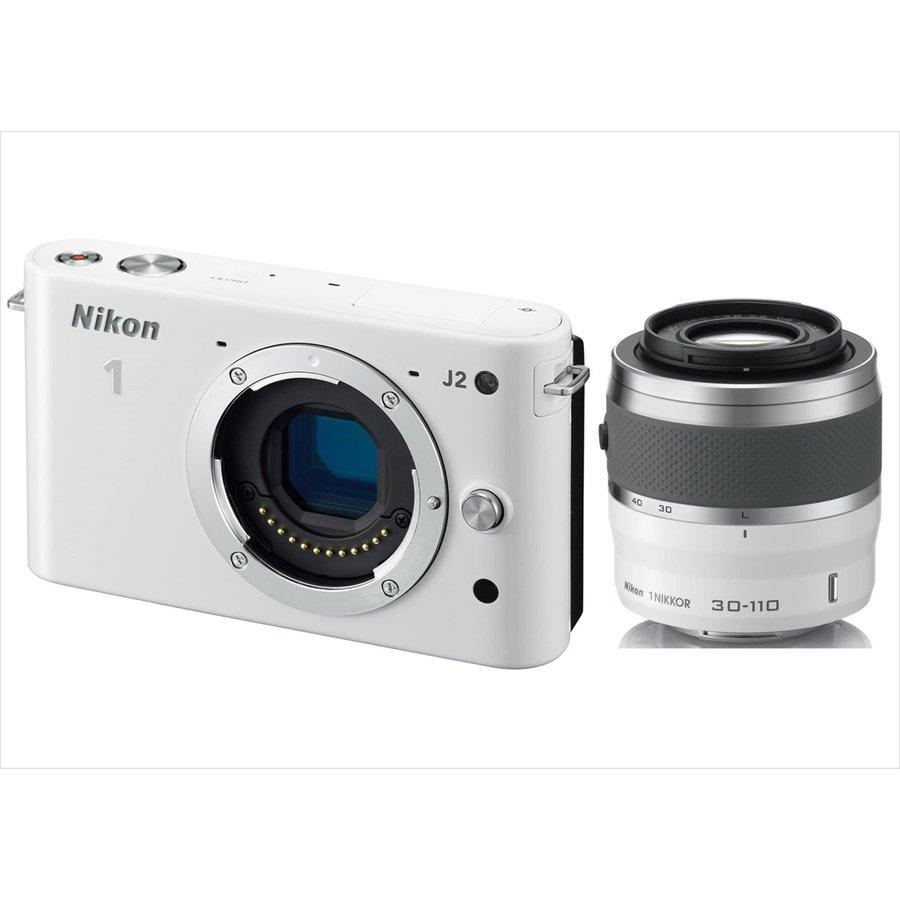 ニコン Nikon 1 J2 ホワイトボディ 30-110mm ホワイト 望遠 ニコン Nikon 1 J2 ホワイトボディ 30-110mm ホワイト 望遠