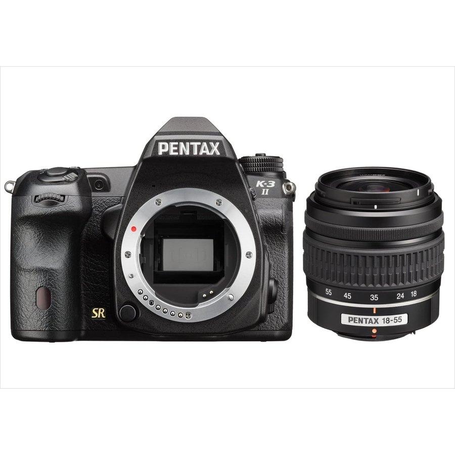ペンタックス PENTAX K-3 II 18-55mm 標準 レンズセット ブラック 
