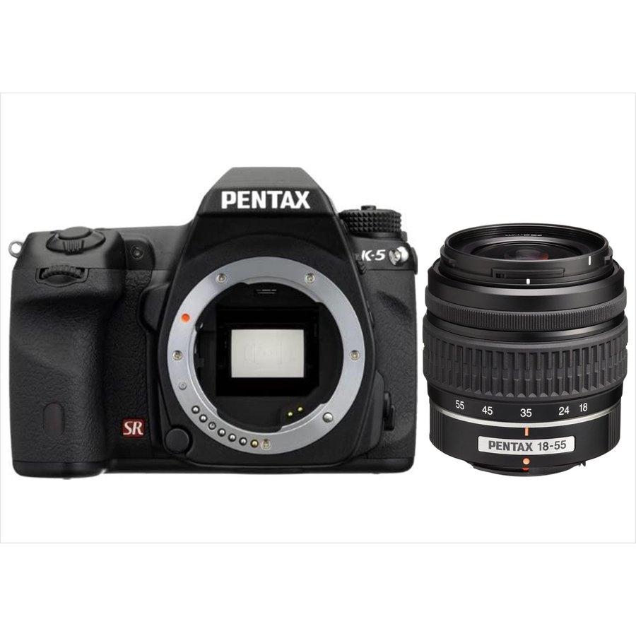 ペンタックス PENTAX K-5 18-55mm 標準 レンズセット ブラック 
