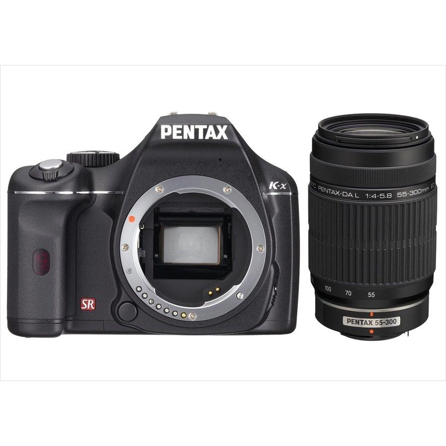 ペンタックス PENTAX K-x 55-300mm 望遠 レンズセット ブラック ペンタックス PENTAX K-x 55-300mm 望遠 レンズセット ブラック