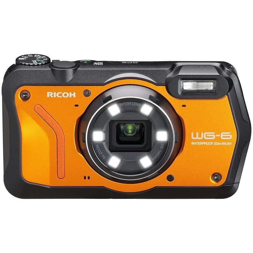 リコー RICOH WG-6 オレンジ 防水 耐衝撃 防塵 耐寒 アウトドア リコー RICOH WG-6 オレンジ 防水 耐衝撃 防塵 耐寒 アウトドア