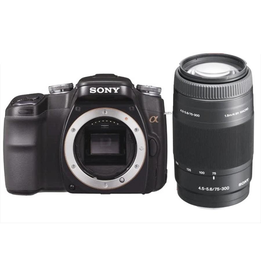 ソニー SONY α100 75-300mm 望遠 レンズセット デジタル一眼レフ 