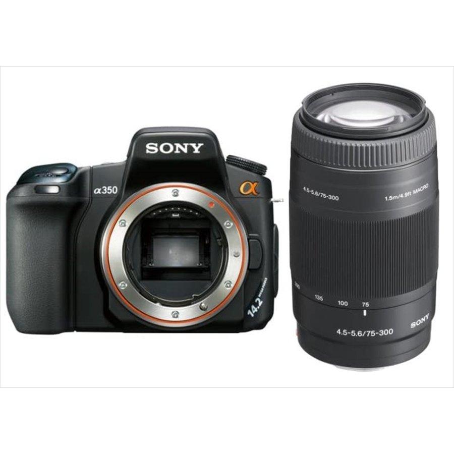 ソニー SONY α350 75-300mm 望遠 レンズセット デジタル一眼レフ 