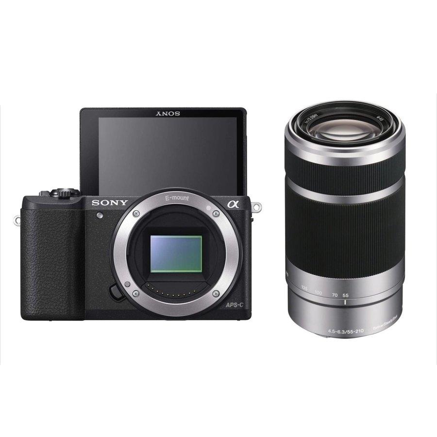 ソニー SONY α5100 E 55-210mm シルバー 望遠レンズセット ソニー SONY α5100 E 55-210mm シルバー 望遠レンズセット