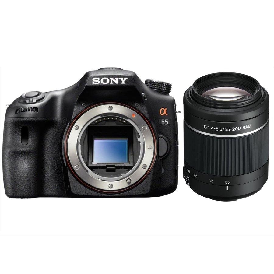 ソニー SONY α65 DT 55-200mm 望遠 レンズセット デジタル一眼レフ 