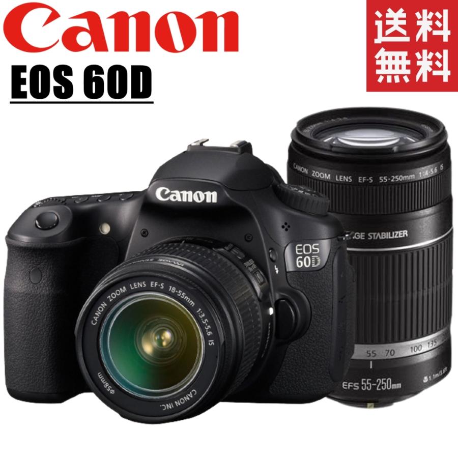 キヤノン canon EOS 60D ダブルレンズキット デジタル一眼レフカメラ 新品SDカード付属｜camerart