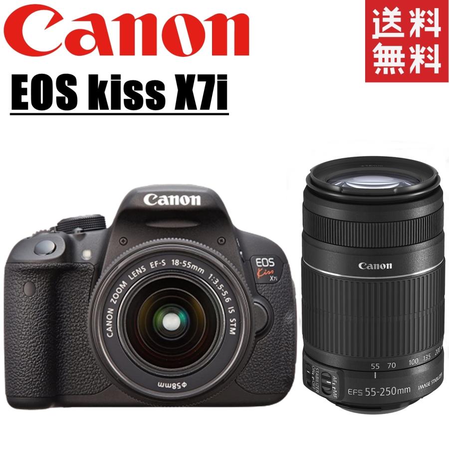 キヤノン Canon EOS kiss X7i ダブルレンズセット デジタル一眼レフ