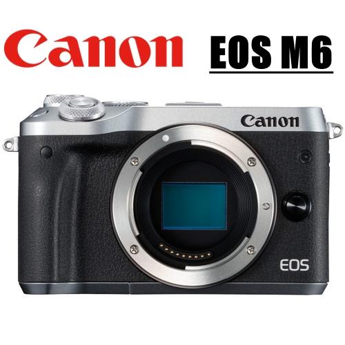 キヤノン Canon EOS M6 ボディ シルバー ミラーレス一眼レフカメラ