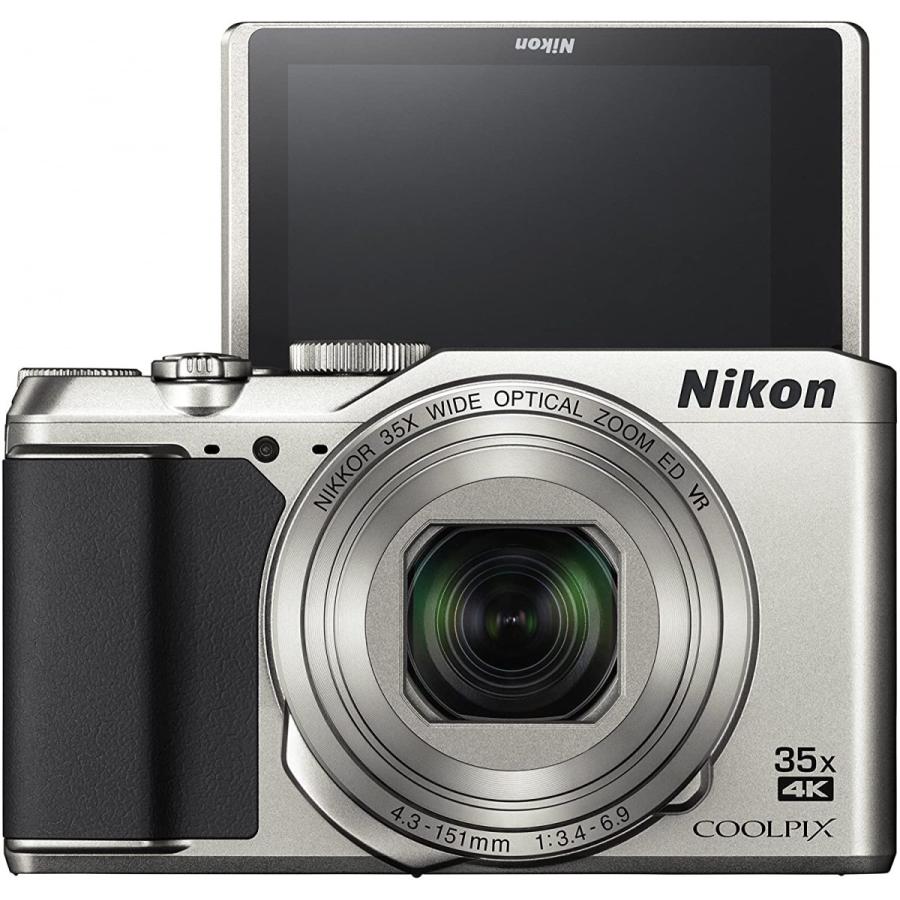 ニコン nikon COOLPIX A900 Wi-Fi搭載 光学35倍ズーム シルバー :nikon-COOLPIX-A900-s:カメラ