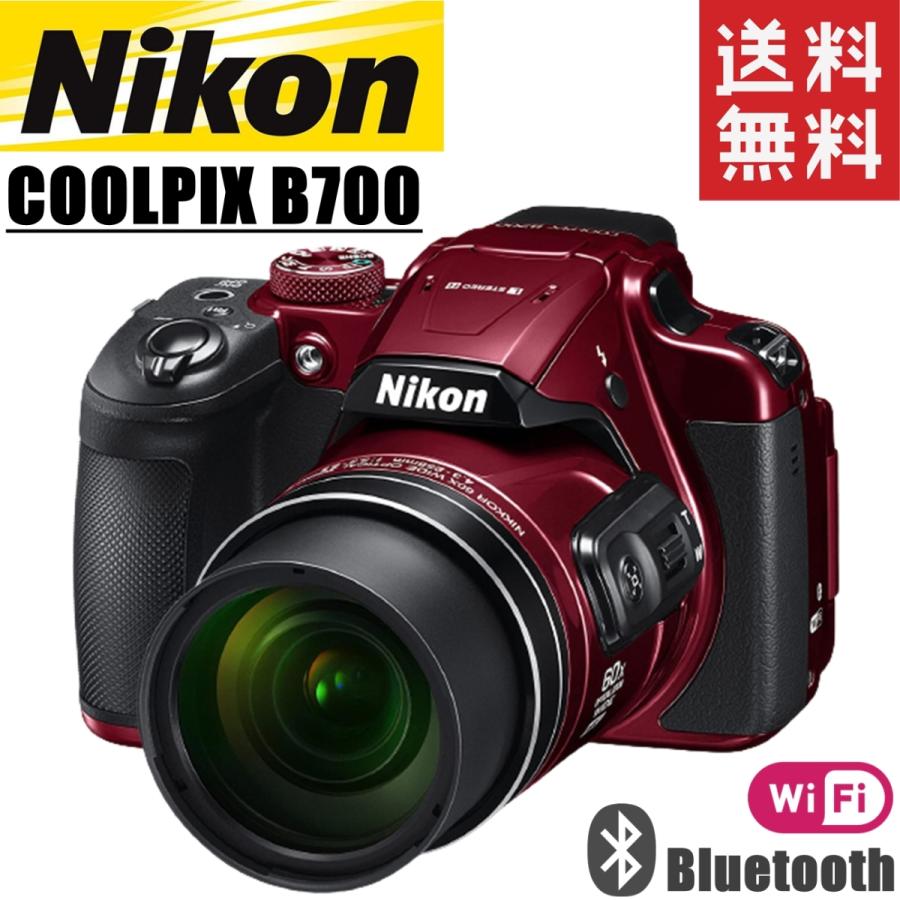 ニコン nikon クールピクス COOLPIX B700 レッド Wi-Fi搭載 光学60倍