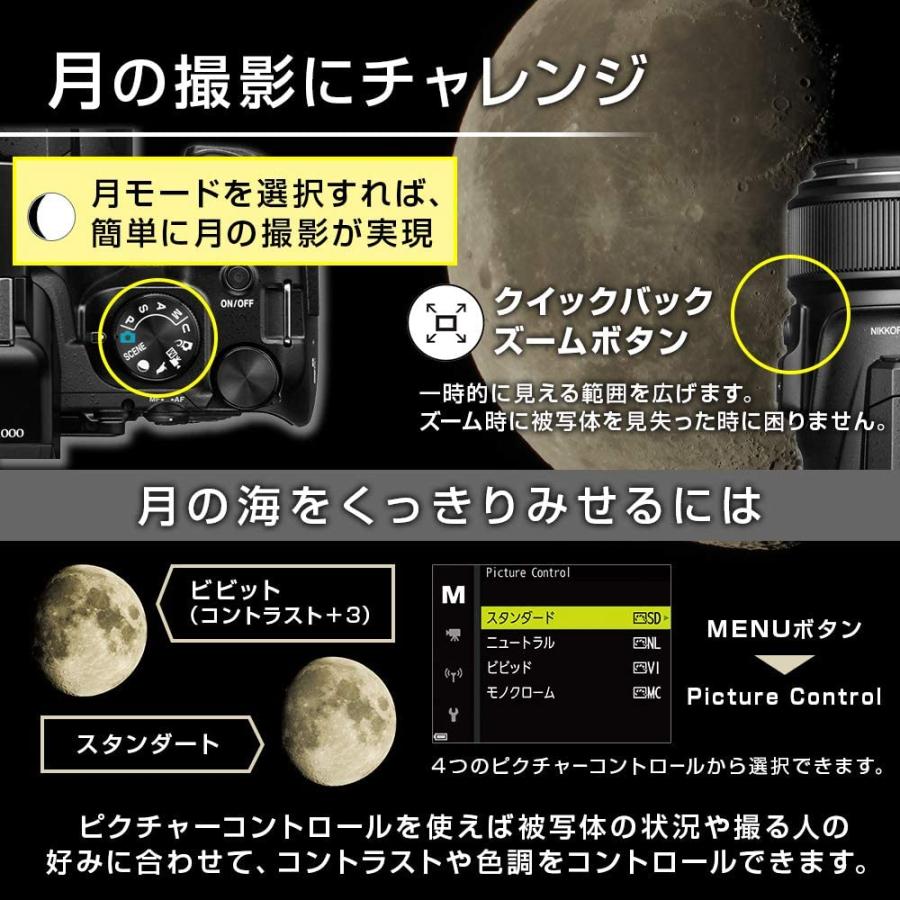 COOLPIX ニコン Nikon クールピクス P1000 超望遠125倍ズームレンズ 
