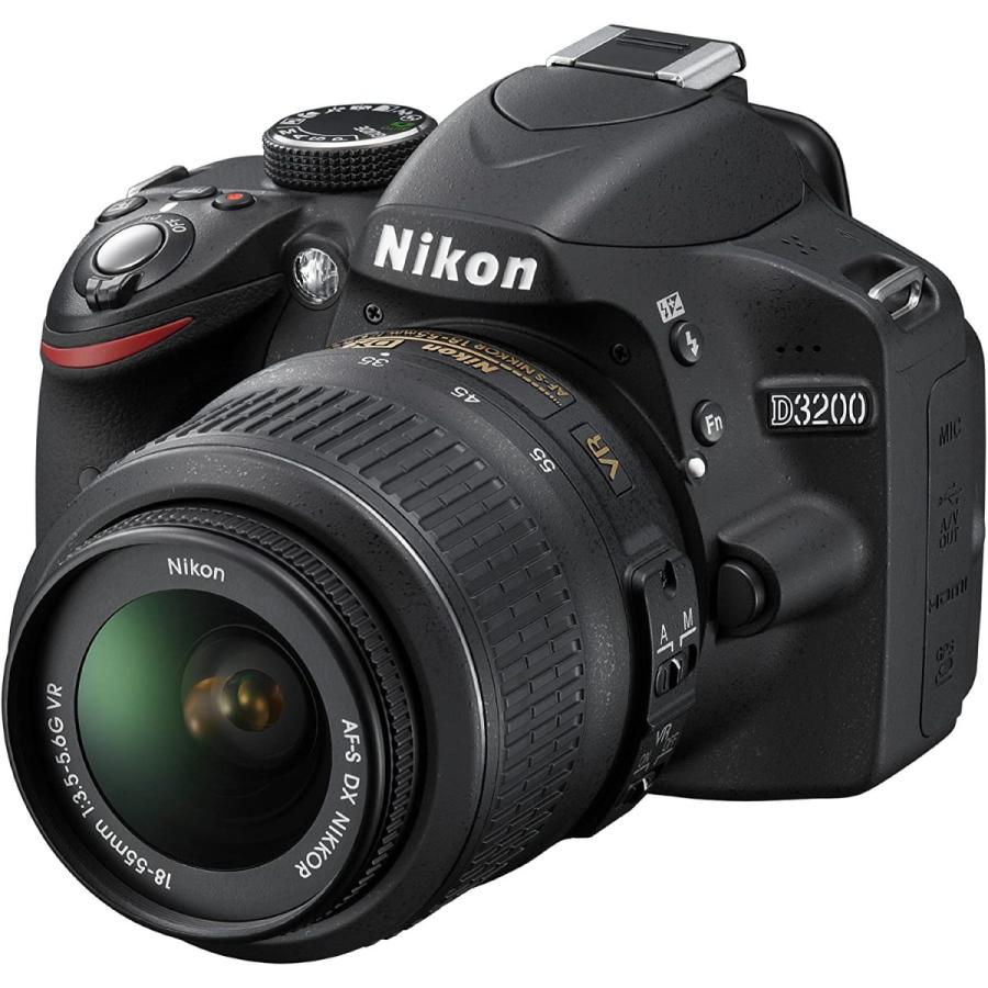 ニコン Nikon D3200 ダブルレンズセット デジタル一眼レフ 新品Dカード付き :nikon-d3200-18-55mm-55