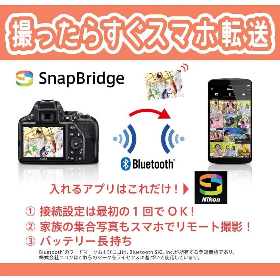 ニコンD ニコン nikon D3500 ダブルズームキット Bluetooth搭載 ニコンD ニコン nikon D3500 ダブルズームキット Bluetooth搭載