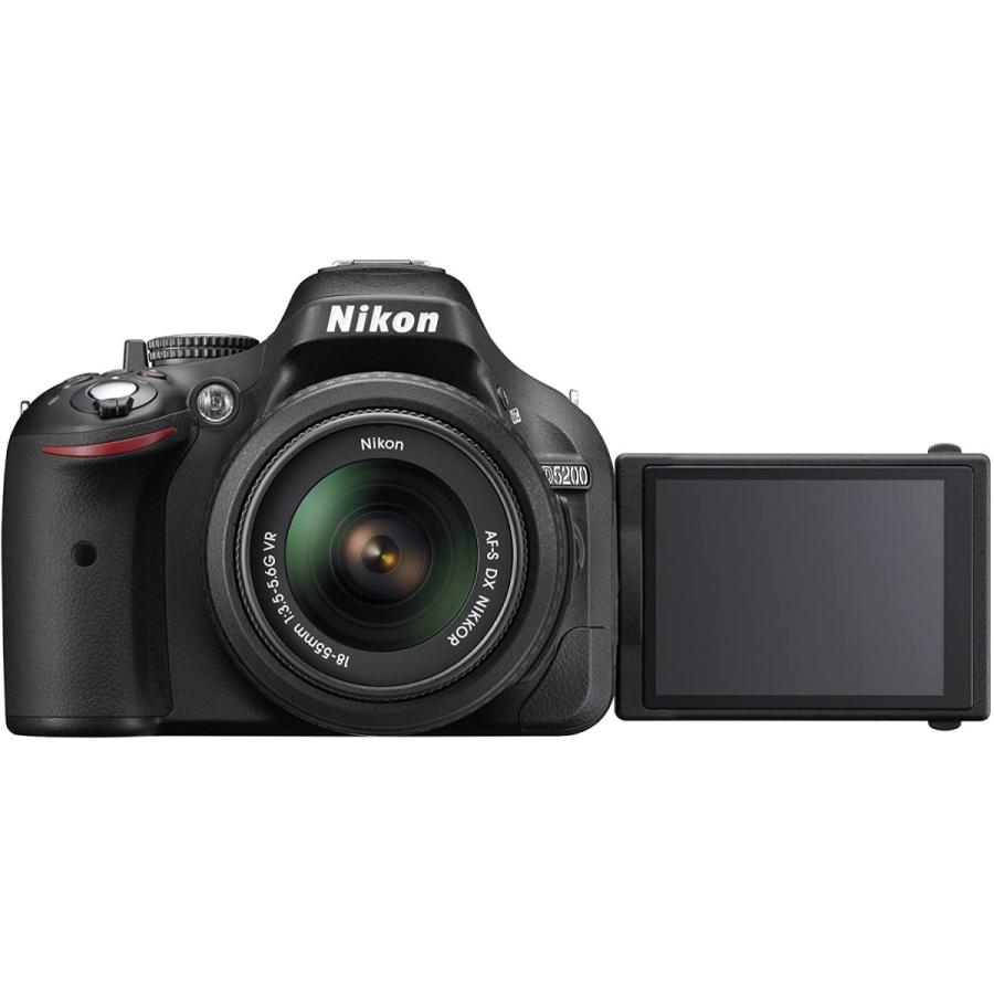 ニコン Nikon D5200 レンズキット AF-S DX NIKKOR 18-55mm F3.5-5.6G VR デジタル一眼レフ｜camerart｜02