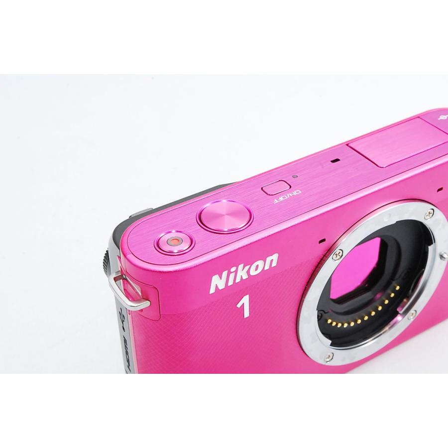 Nikon J2 ミラーレス一眼レフカメラ ピンク アナログカメラ レンズ