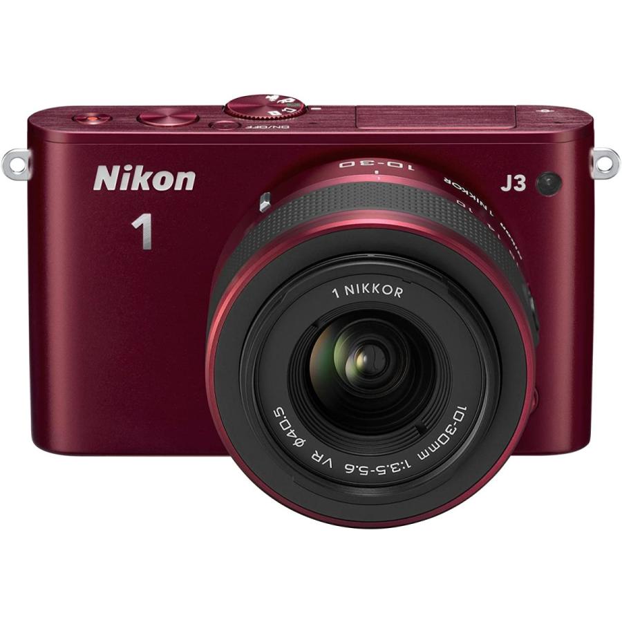 ニコン nikon 1 J3 レンズキット レッド ミラーレス 一眼レフカメラ｜camerart｜02