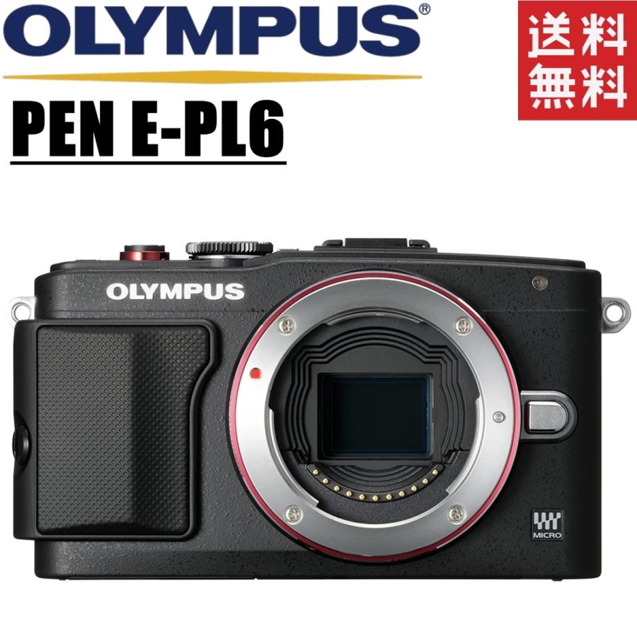 OLYMPUS ミラーレス一眼 PEN Lite E-PL6 ボディ ブラック E-PL6 BODY BLK-