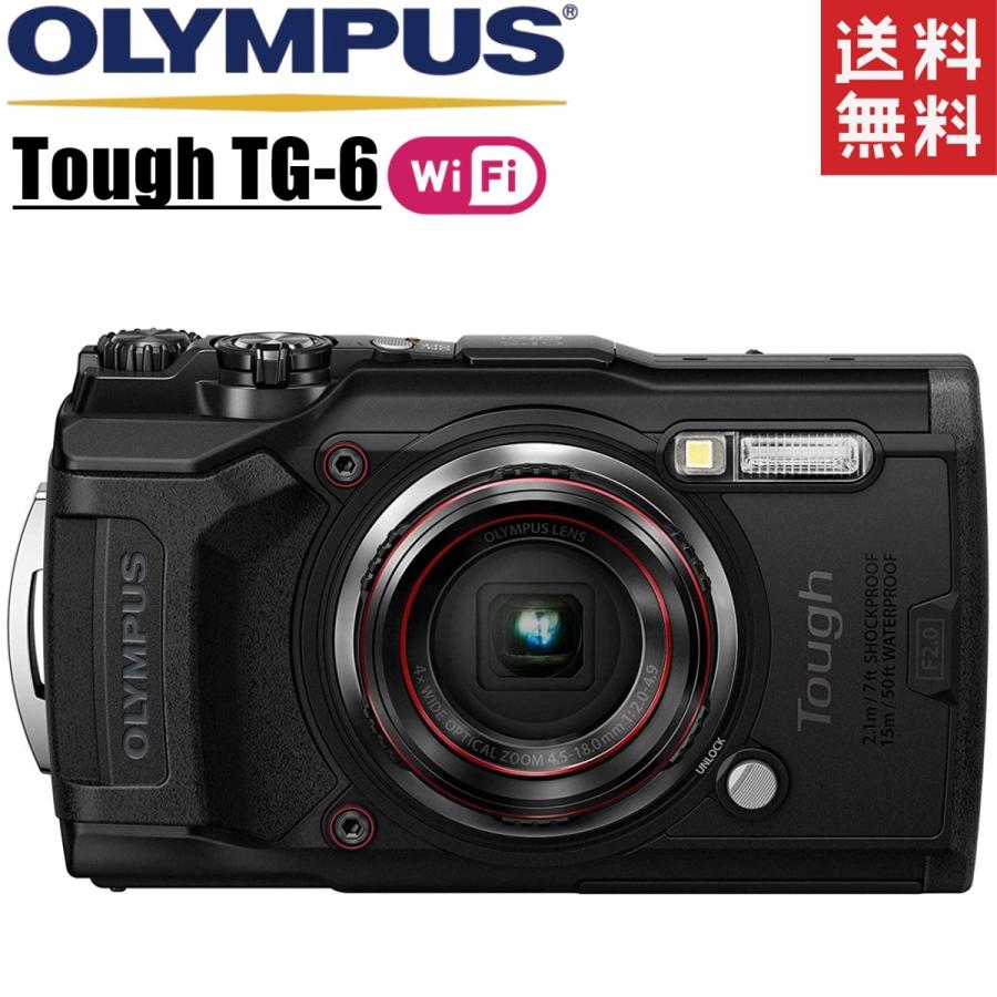 オリンパス OLYMPUS Tough TG-6 ブラック Wi-Fi GPS搭載 防水 防塵 耐  