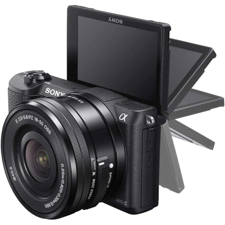 ソニー SONY α5100 レンズキット ブラック ILCE-5100L Wi-Fi搭載 ミラーレス一眼レフカメラ｜camerart｜03