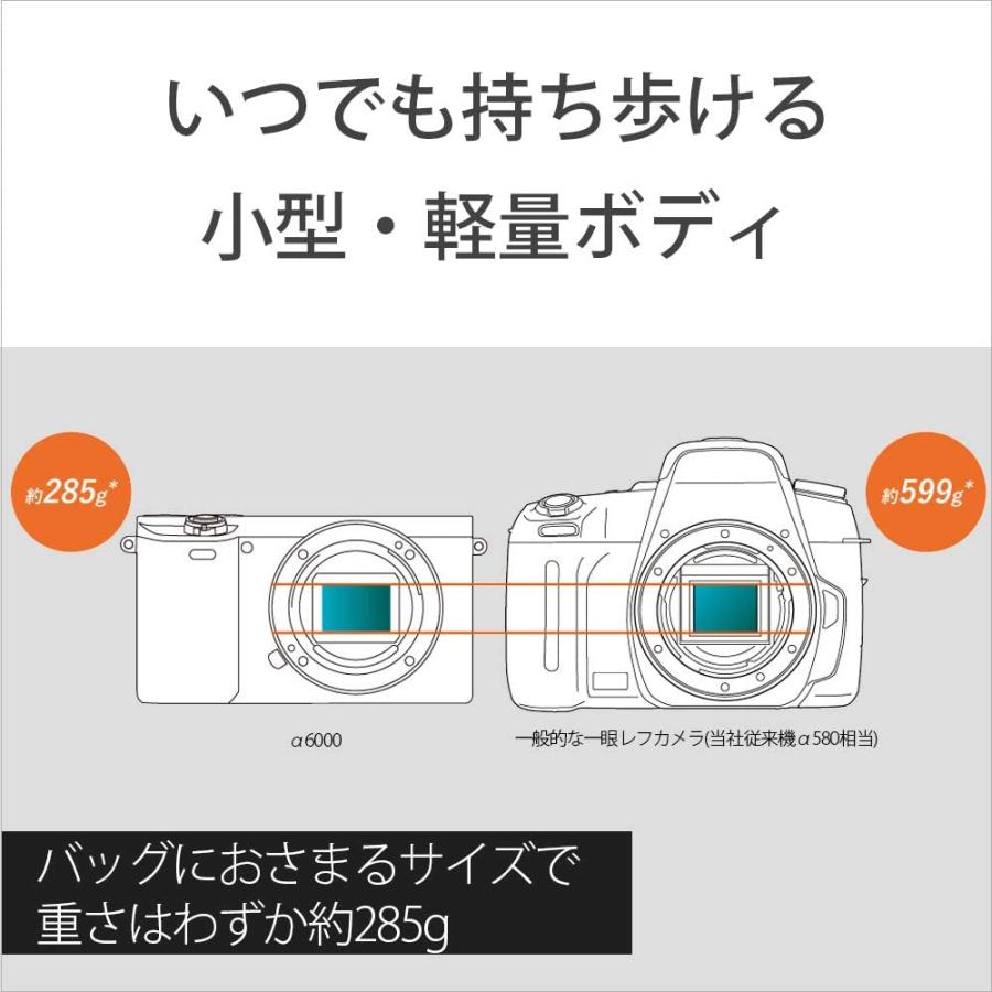 ソニー SONY α6000 アルファ6000 ダブルレンズキット シルバー 16-50mm