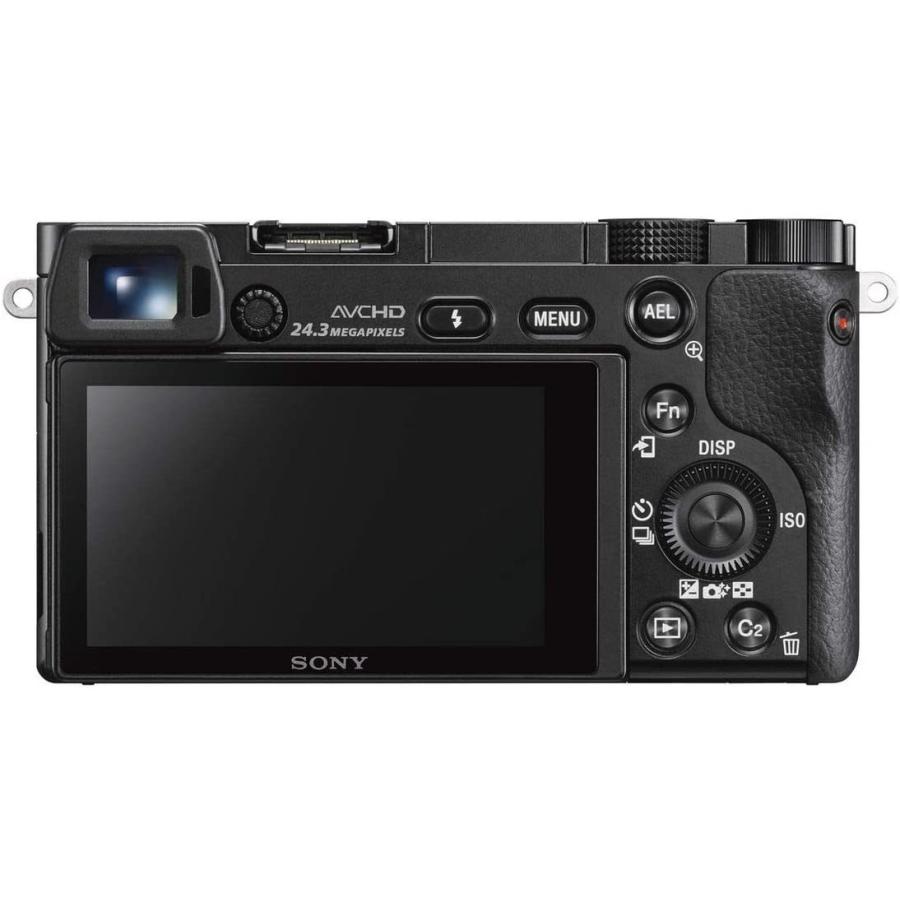 ソニー SONY α6000 ダブルレンズキット ブラック Wi-Fi搭載 ミラーレス