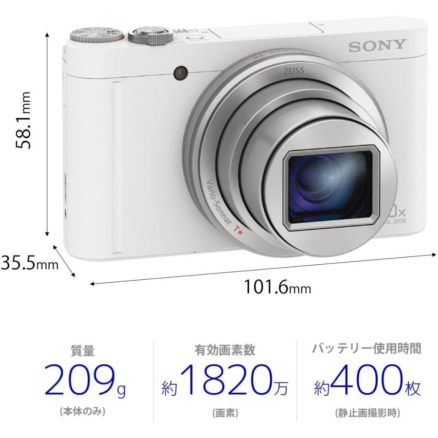 ソニー SONY Cyber-shot DSC-WX500 ホワイト サイバーショット