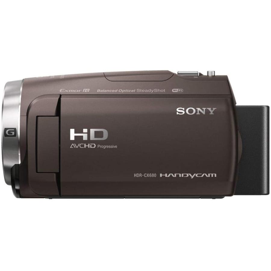 ソニー SONY HDR-CX680 ブラウン デジタルビデオカメラ 光学30倍 内蔵メモリー64GB ハンディカム