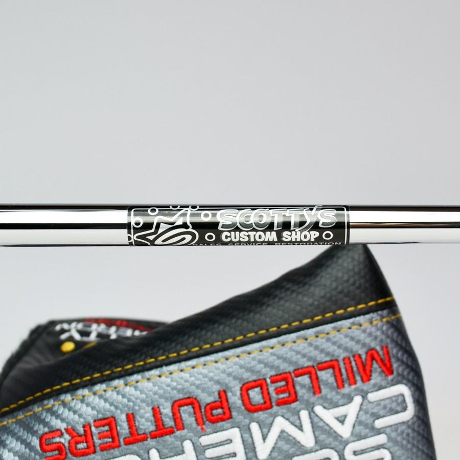 匿名！送料無料！ スコッティキャメロン カスタムパター FUTURA 5MB (Side Face Skull) シルバー&レッド The Art ブラック フィニッシュ 溶接 センターネック 【2459072636】(86145円)