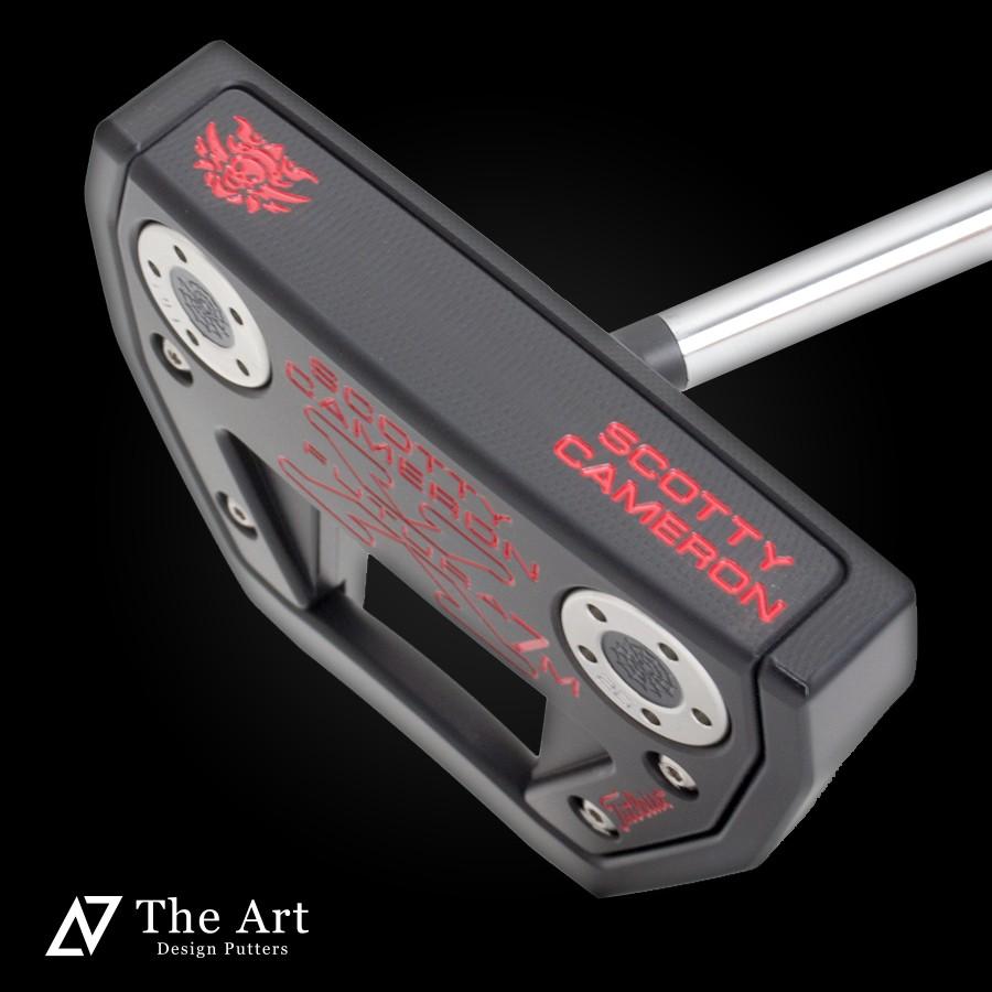 スコッティキャメロン カスタムパター FUTURA X7M [ Monster Skull ] Art Black Finish welded neck center shaft(81428円)