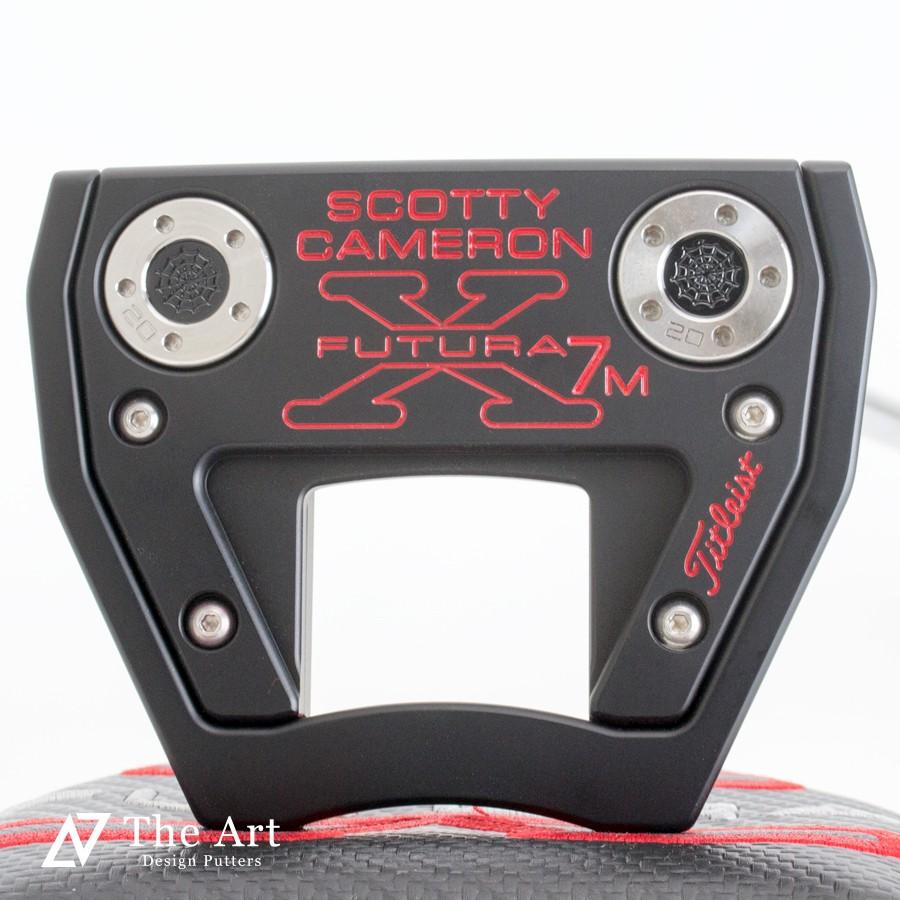「送料無料・年末感謝」 スコッティキャメロン カスタムパター FUTURA X7M [ Monster Skull ] Art Black Finish welded neck center shaft 【YWU2324416164】(81428円)