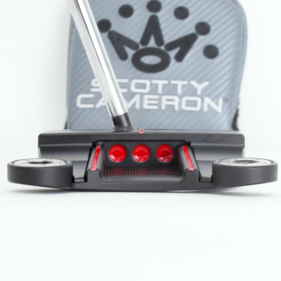 ［即日発送］ スコッティキャメロン カスタムパター FUTURA 6M [Side Face Skull] Art Black Finish welded center neck Red Ver. 【XUR2350934262】(82357円)