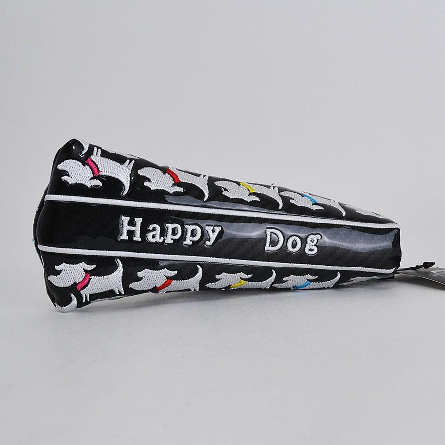 Himawari オリジナル ヘッドカバー [Happy Dog] Black 〜The Art Design Putters〜｜cameron-himawari｜03