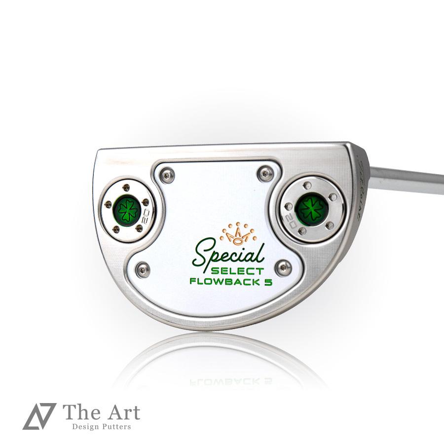 【最終値下げ】 スコッティキャメロン カスタムパター 2020 スペシャルセレクト フローバック5 （Lucky Dolphin）M シルバーミスト センターシャフト 3本フランジライン 【VQL4470245469】(156600円)