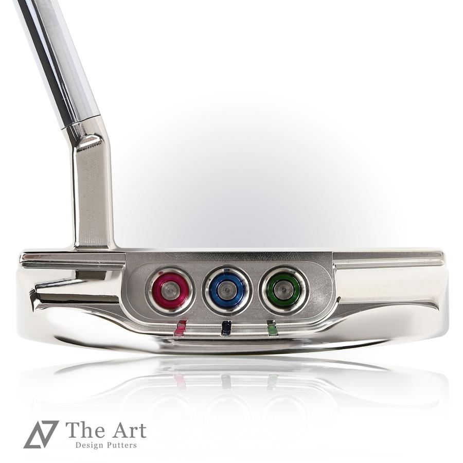 【値下げ⭕️】 スコッティキャメロン カスタムパター 2020 スペシャルセレクト ファストバック1.5 (Happy Dog) ver.S シャインメッキ 3本フランジライン レインボー 【TMF3098911625】(108560円)