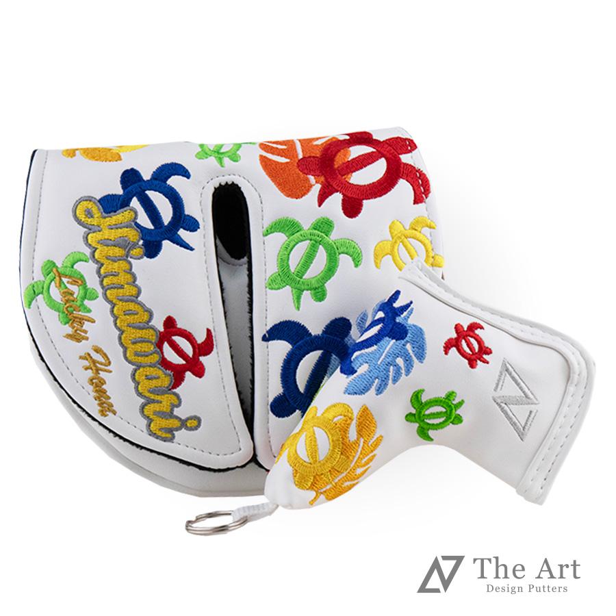 Himawari オリジナル ヘッドカバー [Lucky Honu WHITE ミッドラウンド