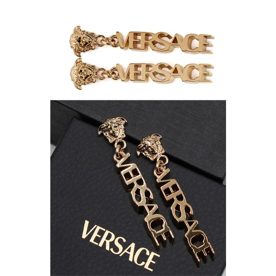 VERSACE ヴェルサーチ ピアス シルバー VERSACE ヴェルサーチ ピアス アクセサリー シルバー ブラック